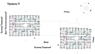 Квартира Студия, 38.39 м² ЖК «Микрорайон Домашний» Фото 1 Квартира Студия, 38.39 м² ЖК «Микрорайон Домашний» Фото 1