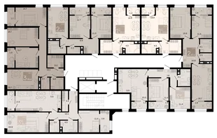 Квартира 2-комн. квартира, 72.2 м² ЖК «Хозяин морей» Фото 1