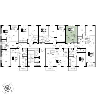 Квартира Студия, 26.8 м² ЖК «1-й Измайловский» Фото 2