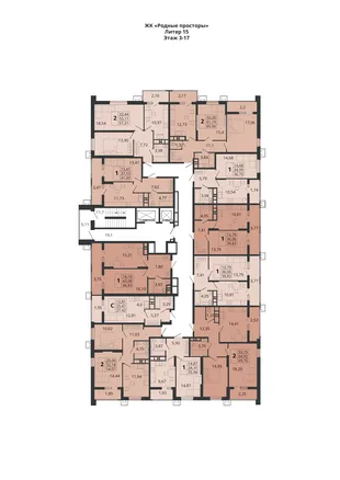 Квартира Студия, 29.37 м² ЖК «Родные просторы» Фото 1 Квартира Студия, 29.37 м² ЖК «Родные просторы» Фото 1