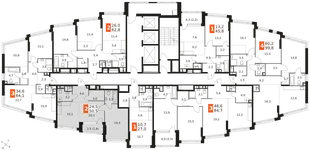 Квартира 2-комн. квартира, 50.5 м² ЖК «Rotterdam» Фото 2 Квартира 2-комн. квартира, 50.5 м² ЖК «Rotterdam» Фото 2