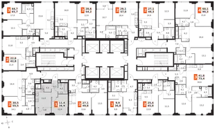 Квартира 1-комн. квартира, 38.9 м² ЖК «Sydney City» Фото 2 Квартира 1-комн. квартира, 38.9 м² ЖК «Sydney City» Фото 2