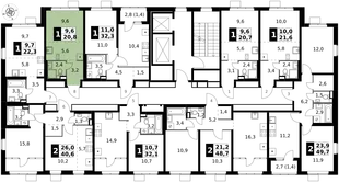 Квартира Студия, 20.8 м² ЖК «1-й Химкинский» Фото 2