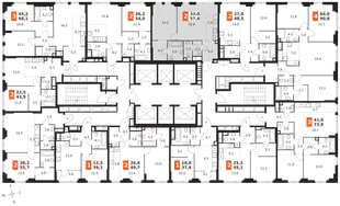 Квартира 2-комн. квартира, 57.4 м² ЖК «Sydney City» Фото 2 Квартира 2-комн. квартира, 57.4 м² ЖК «Sydney City» Фото 2