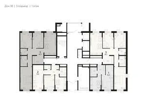 Квартира 1-комн. квартира, 36 м² ЖК «Барса» Фото 1 Квартира 1-комн. квартира, 36 м² ЖК «Барса» Фото 1