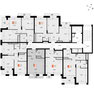 Квартира Студия, 28 м² ЖК «ФоРест» Фото 2 Квартира Студия, 28 м² ЖК «ФоРест» Фото 2