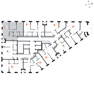 Квартира 3-комн. квартира, 73.4 м² ЖК «Фордевинд» Фото 2 Квартира 3-комн. квартира, 73.4 м² ЖК «Фордевинд» Фото 2