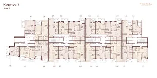 Квартира 3-комн. квартира, 75.9 м² ЖК «Роялта» Фото 1
