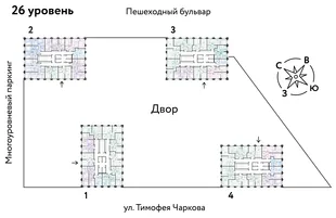 Квартира 2-комн. квартира, 41.3 м² ЖК «Микрорайон Звездный» Фото 1