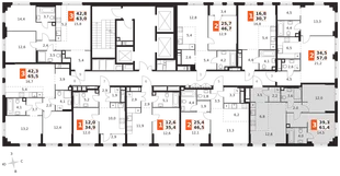 Квартира 3-комн. квартира, 61.4 м² ЖК «Sydney City» Фото 2 Квартира 3-комн. квартира, 61.4 м² ЖК «Sydney City» Фото 2