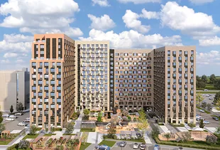 Квартира Студия, 29.18 м² ЖК «Микрорайон Домашний» Фото 2 Квартира Студия, 29.18 м² ЖК «Микрорайон Домашний» Фото 2
