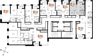 Квартира 1-комн. квартира, 37.5 м² ЖК «Sky Garden» Фото 2