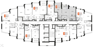 Квартира 2-комн. квартира, 54.4 м² ЖК «Rotterdam» Фото 2