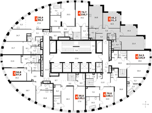 Квартира 3-комн. квартира, 91.2 м² ЖК «Sydney City» Фото 2 Квартира 3-комн. квартира, 91.2 м² ЖК «Sydney City» Фото 2