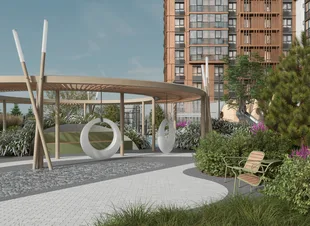 Квартира 1-комн. квартира, 42.55 м² ЖК «Уникум на Амирхана» Фото 14