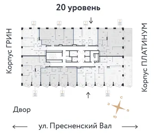 Квартира 3-комн. квартира, 78.24 м² ЖК «Репаблик» Фото 1