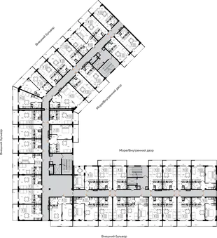 Квартира 1-комн. квартира, 28.5 м² Апарт-комплекс «Альморе» Фото 1 Квартира 1-комн. квартира, 28.5 м² Апарт-комплекс «Альморе» Фото 1