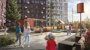 Квартира Студия, 21.44 м² ЖК «Микрорайон Домашний» Фото 6 Квартира Студия, 21.44 м² ЖК «Микрорайон Домашний» Фото 6