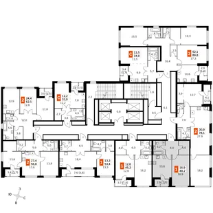 Квартира 1-комн. квартира, 46.2 м² ЖК «Sky Garden» Фото 2 Квартира 1-комн. квартира, 46.2 м² ЖК «Sky Garden» Фото 2