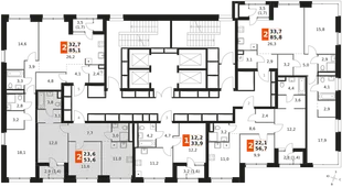Квартира 2-комн. квартира, 53.6 м² ЖК «Sky Garden» Фото 2