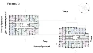 Квартира Студия, 25.06 м² ЖК «Микрорайон Домашний» Фото 1 Квартира Студия, 25.06 м² ЖК «Микрорайон Домашний» Фото 1