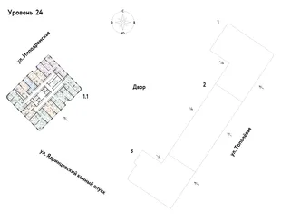 Квартира 3-комн. квартира, 87.45 м² ЖК «Страна.Тополёвая» Фото 1 Квартира 3-комн. квартира, 87.45 м² ЖК «Страна.Тополёвая» Фото 1