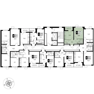 Квартира 1-комн. квартира, 37.7 м² ЖК «1-й Южный» Фото 2 Квартира 1-комн. квартира, 37.7 м² ЖК «1-й Южный» Фото 2