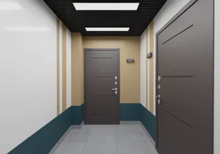 Квартира 1-комн. квартира, 36.85 м² ЖК «Город природы» Фото 3 Квартира 1-комн. квартира, 36.85 м² ЖК «Город природы» Фото 3