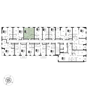 Квартира 1-комн. квартира, 35.2 м² ЖК «1-й Измайловский» Фото 2