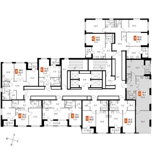 Квартира 3-комн. квартира, 78.7 м² ЖК «Sky Garden» Фото 2 Квартира 3-комн. квартира, 78.7 м² ЖК «Sky Garden» Фото 2