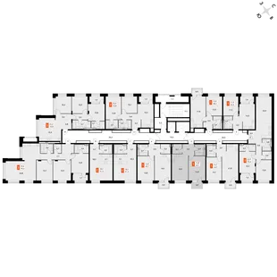 Квартира 2-комн. квартира, 45.7 м² ЖК «Философия» Фото 2 Квартира 2-комн. квартира, 45.7 м² ЖК «Философия» Фото 2