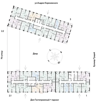Квартира Студия, 21.51 м² ЖК «Микрорайон Домашний» Фото 1 Квартира Студия, 21.51 м² ЖК «Микрорайон Домашний» Фото 1