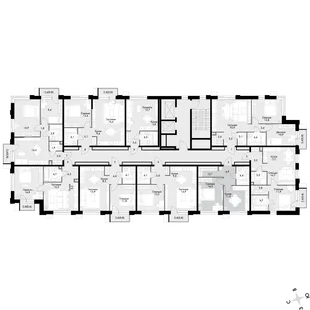 Квартира 1-комн. квартира, 38.8 м² ЖК «Флагман» Фото 2 Квартира 1-комн. квартира, 38.8 м² ЖК «Флагман» Фото 2