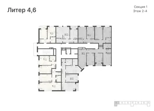 Квартира 2-комн. квартира, 59.68 м² ЖК «Светский лес» Фото 1