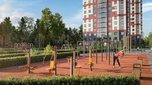 Квартира 1-комн. квартира, 38.8 м² ЖК «Олимп» Фото 4 Квартира 1-комн. квартира, 38.8 м² ЖК «Олимп» Фото 4