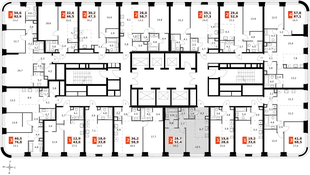 Квартира 2-комн. квартира, 52.4 м² ЖК «Amber Сity» Фото 2 Квартира 2-комн. квартира, 52.4 м² ЖК «Amber Сity» Фото 2
