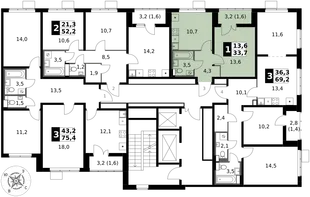 Квартира 1-комн. квартира, 33.7 м² ЖК «1-й Южный» Фото 2 Квартира 1-комн. квартира, 33.7 м² ЖК «1-й Южный» Фото 2