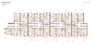 Квартира 2-комн. квартира, 68.3 м² ЖК «Роялта» Фото 1 Квартира 2-комн. квартира, 68.3 м² ЖК «Роялта» Фото 1