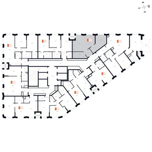 Квартира 2-комн. квартира, 49.8 м² ЖК «Фордевинд» Фото 2 Квартира 2-комн. квартира, 49.8 м² ЖК «Фордевинд» Фото 2