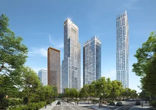 Квартира Студия, 28.6 м² ЖК «Amber Сity» Фото 3