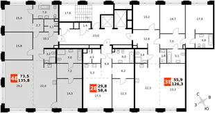 Квартира 4-комн. квартира, 135.8 м² ЖК «Sydney Prime» Фото 2 Квартира 4-комн. квартира, 135.8 м² ЖК «Sydney Prime» Фото 2