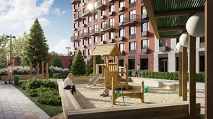 Квартира Студия, 26.89 м² ЖК «Остров-сад» Фото 4 Квартира Студия, 26.89 м² ЖК «Остров-сад» Фото 4