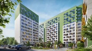 Квартира 1-комн. квартира, 36.48 м² ЖК «Уникод На Залесной» Фото 1