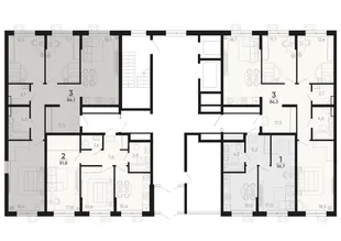 Квартира 3-комн. квартира, 85.5 м² ЖК «Барса» Фото 1 Квартира 3-комн. квартира, 85.5 м² ЖК «Барса» Фото 1