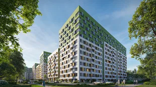 Квартира 1-комн. квартира, 36.48 м² ЖК «Уникод На Залесной» Фото 2