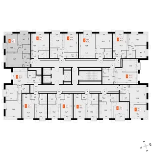 Квартира 2-комн. квартира, 47.9 м² ЖК «Флагман» Фото 2 Квартира 2-комн. квартира, 47.9 м² ЖК «Флагман» Фото 2
