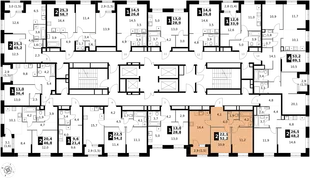 Квартира 2-комн. квартира, 52.2 м² ЖК «1-й Измайловский» Фото 2 Квартира 2-комн. квартира, 52.2 м² ЖК «1-й Измайловский» Фото 2