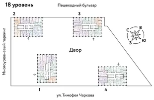 Квартира 2-комн. квартира, 53.96 м² ЖК «Микрорайон Звездный» Фото 1