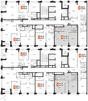 Квартира 4-комн. квартира, 97.5 м² ЖК «Sydney City» Фото 2 Квартира 4-комн. квартира, 97.5 м² ЖК «Sydney City» Фото 2