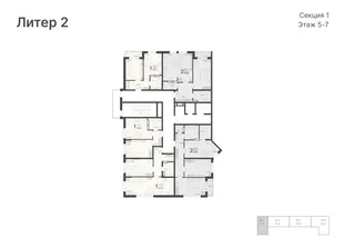 Квартира 3-комн. квартира, 86.68 м² ЖК «Светский лес» Фото 1